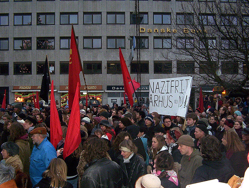 Antinazi demonstration i Århus