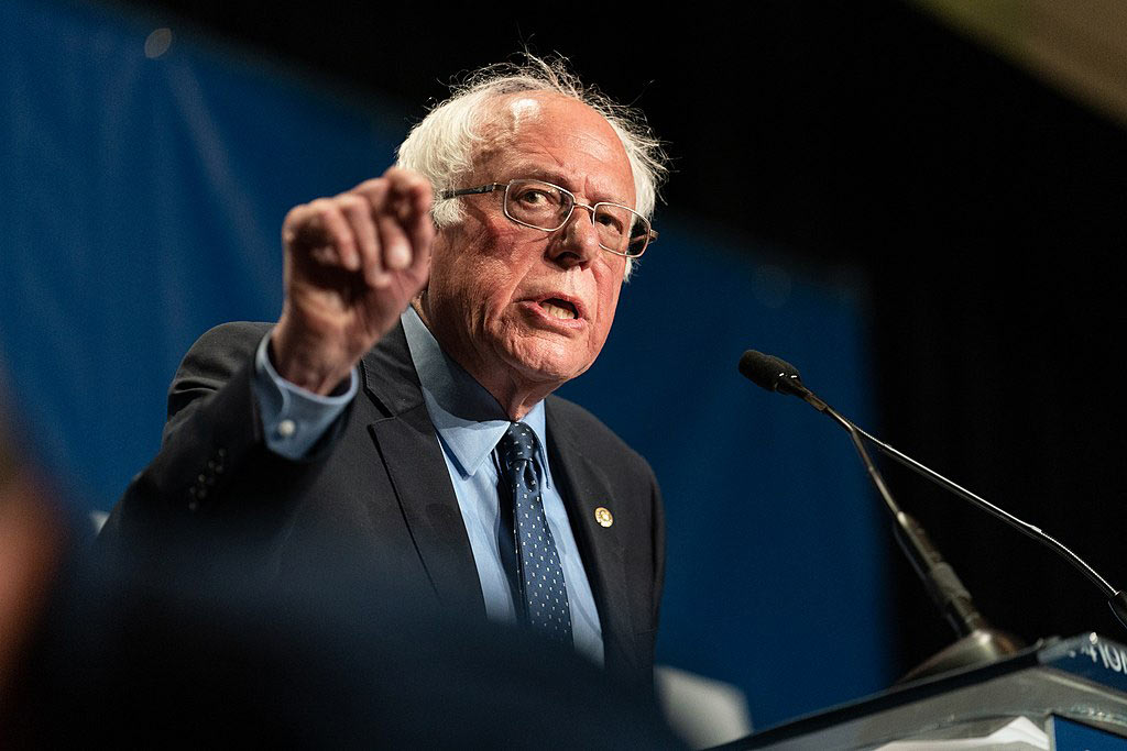 Bernie Sanders er ingen fredsdue