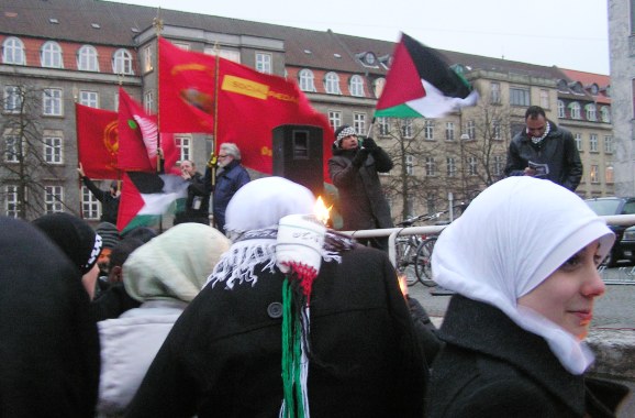 Genopbyg Gaza nu! Demo Aarhus 2e3. januar 2009