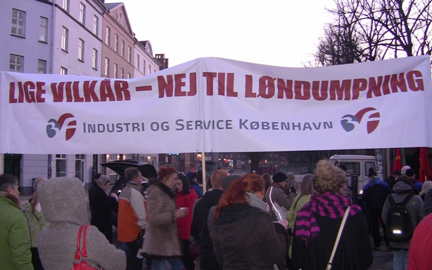 Mod løndumping Industri-Service 8. marts 2010