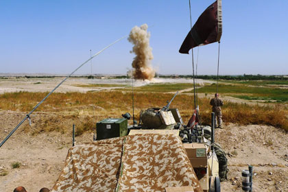 Danske kamptropper i Helmand provinsne Afghanistan