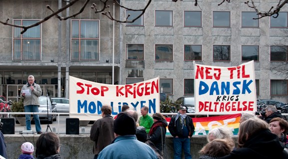 Demo mod Libyen-krig Århus 30. marts 2011