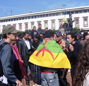 Over hele Marokko protesteredes der den 20. februar 2011 