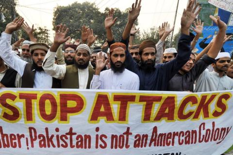 Protest mod USAs militære operationer i Pakistan