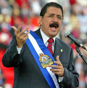 Præsident Zelaya, Honduras