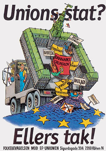Folkebevægelsen mod EU: Unionsstat - nej