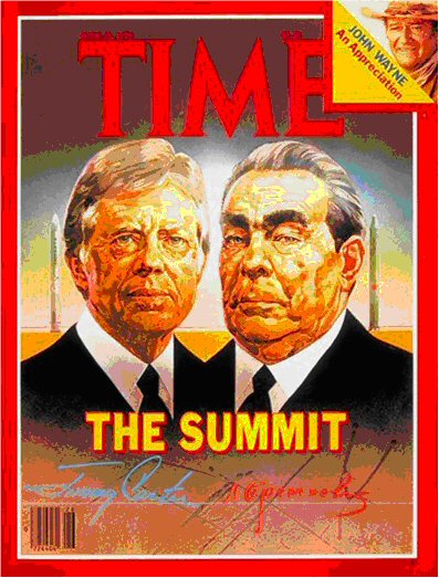 Bresnjev-Carter: Topmøde mellem imperialistiske supermagter - Time Magazine