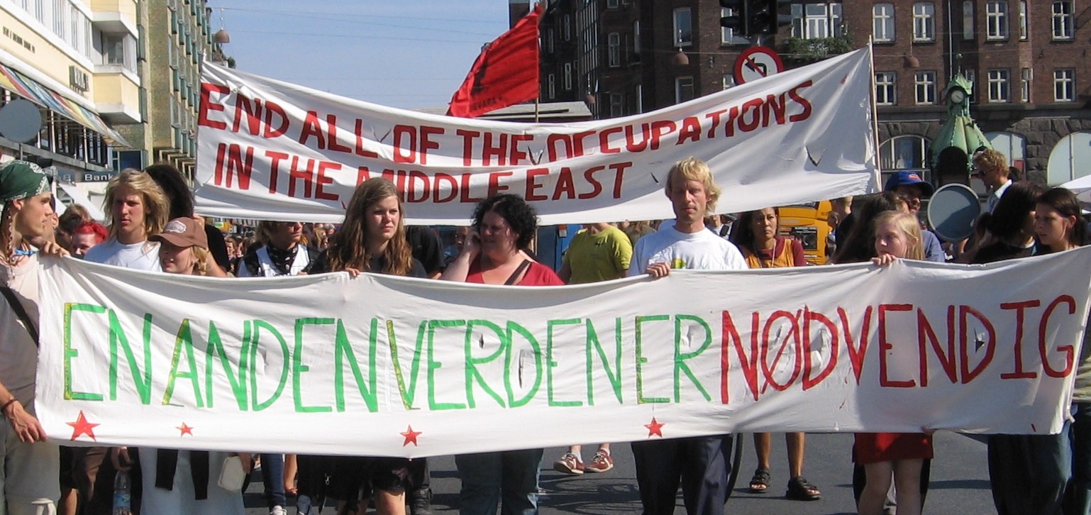 Demonstration i København -International Ungdomslejr 2006