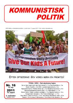 Kommunistisk Politik 16, 2011 pdf