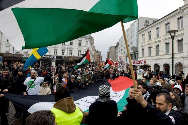 7000 i protest mod Israel i Malmø 
