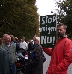 Danske jøder demonstrerer mod Sharon