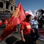 Italienske protester: Vi må have penge for at kunne leve