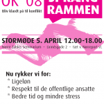 Tværfagligt stormøde OK2008 – Spræng rammen!
