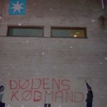 DKU-Fyn laver symbolsk aktion mod Dødens Købmand i Svendborg