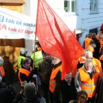 Demonstration mod Ryanair: For overenskomst, blokade og sympatikonflikt