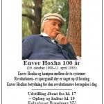 Enver Hoxhas 100 år markeret i København