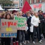 Unge med gejst dominerede demonstrationen i Odense