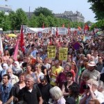 40.000 på gaden mod Bush og Fogh
