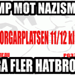 Nazi i Salem: Ingen platform for nazismen!BEKÆMP RACISMEN!IKKE FLERE “HATE-CRIMES”!Hvem står bag Salem-marchen?