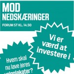 Københavns Tekniske Skole: Demonstration mod nedskæringer