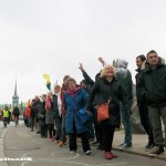 Fotoreportage fra folketingets åbning: Aktion Hånd i Hånd og solidaritet med Kobane