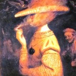 Røghat og rytterstatue