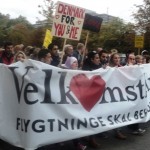 Gigantisk folkevandring ved folketingets åbning: Behandl flygtninge ordentligt!