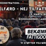 Ja til velfærd – Nej til fattigdom: Demonstration ved KL i København 9. marts kl. 16.45