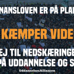 Uddannelsesalliancen: Vi kæmper videre