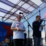 Video fra Den røde plads i Fælledparken: Hør Dorte Grenaa og Næstehjælperne Carsten Larsen og Gitte Wisdahl Christensen