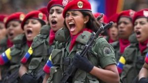Venezuela-mujeres-militares