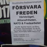 “Danmark i NATO – Danmark ud af NATO” – oplæg holdt på Stockholm Fredsseminar 2017