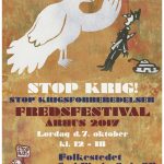 Fredsfestival i Århus 7. oktober: Modstand mod krigsforberedelserne