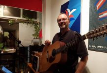 David Rovics koncert i Oktober Bogbutik, København