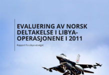 Libyen-rapporten som går udenom: Om Norges krig mod Libyen