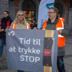 Netværk fra OK18 er på banen igen – Solidaritet med tog – og lokoførerne i DSB