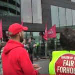 Taler fra KPnetTV ved faneborg for fair forhold i DSB: Sammen er vi stærkest