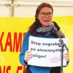 Rina Krøyer på Rød 1. maj i Odense: Vi lejere nægter at acceptere AFVIKLINGsplanen for Vollsmose