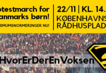 Sæt pengene af til børnene! Protestmarch d. 22. november