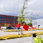 Demonstration imod plat og svindel – 4. august ved Dansk Totalenterprises byggeri