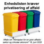 Kritik af privatisering i affaldsforlig preller af på Enhedslisten