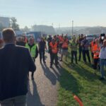 Demonstration for overenskomst: Arbejdsdage på 12 timer – 28 dage i træk