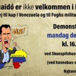 Demonstration: Juan Guadió er ikke velkommen i Danmark