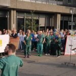 Fuld støtte til sygeplejerskernes protester og kamp mod regeringsindgrebet