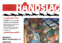 Håndslag -Tidsskriftet mod fascisme og krig – Nyt nummer udkommet