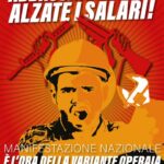Landsdækkende strejke i Italien 22. april: Sænk våbnene – Hæv lønnen!
