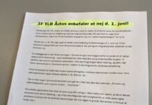 3F Transport Logistik & Byg Aarhus: Stem NEJ d. 1. juni!