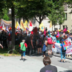 Demonstranter mødt af massivt politiopbud ved G7-topmødet i München
