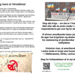 Stop imperialisternes krig – Aldrig mere et nyt Hiroshima!