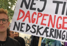 Studerende siger nej til angreb på dagpengeretten, nej til at bruge pengene på krig